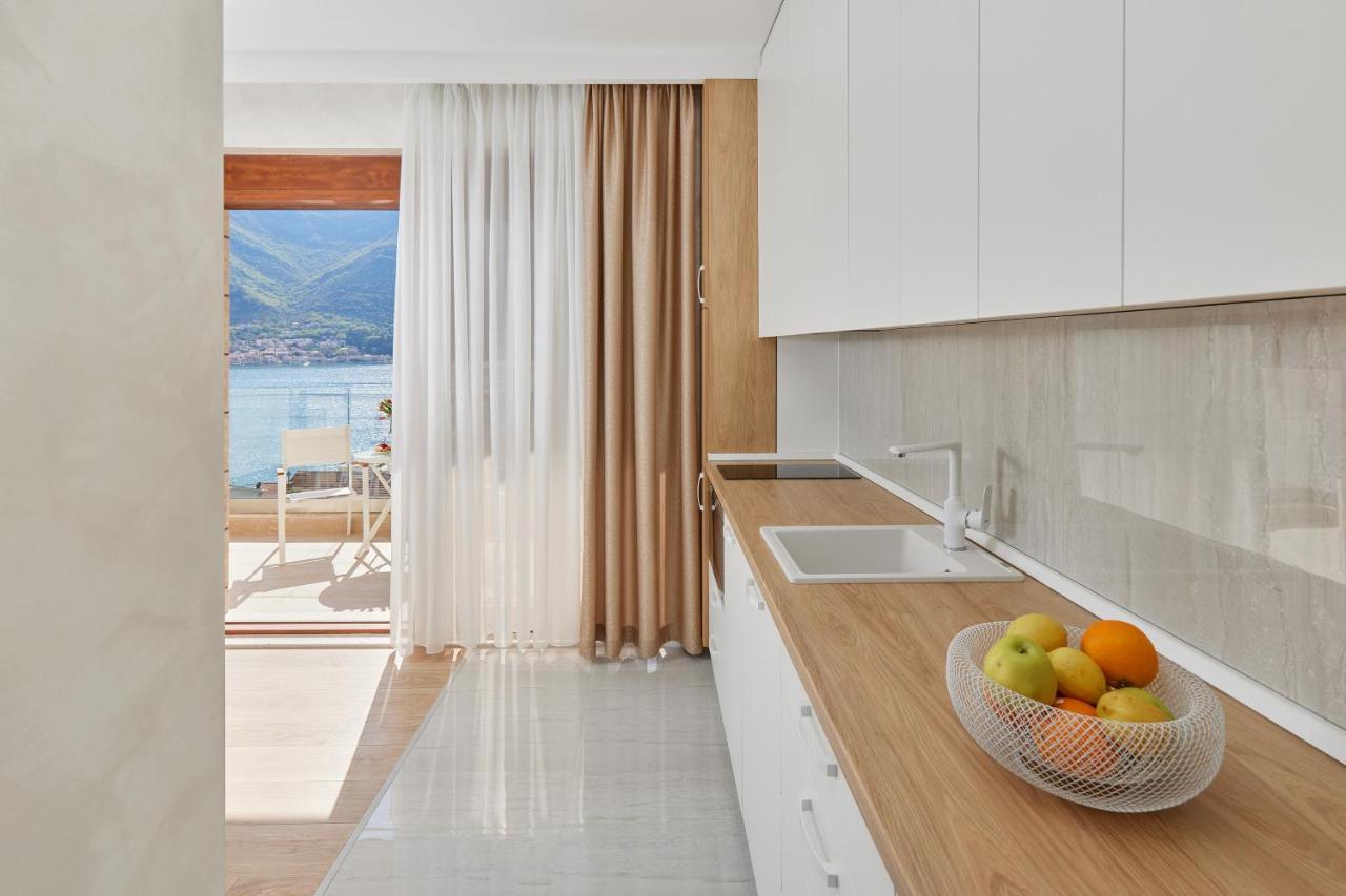 Apartment Noa With Sea View 科托尔 外观 照片